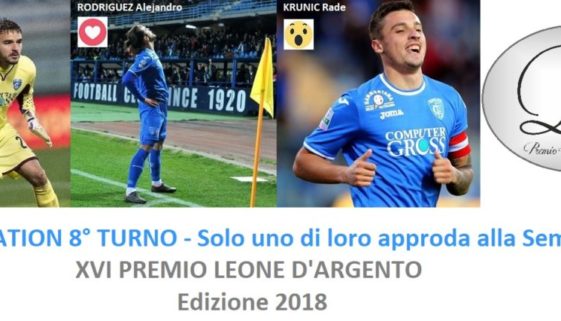 Nomination 8 Turno Leone Argento 2018